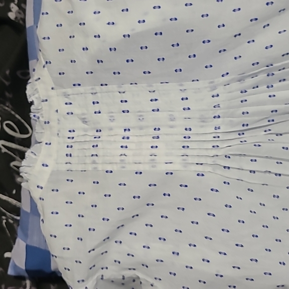 Lucky Brand blouse, ruffled, pleated - Picture 10 of 16